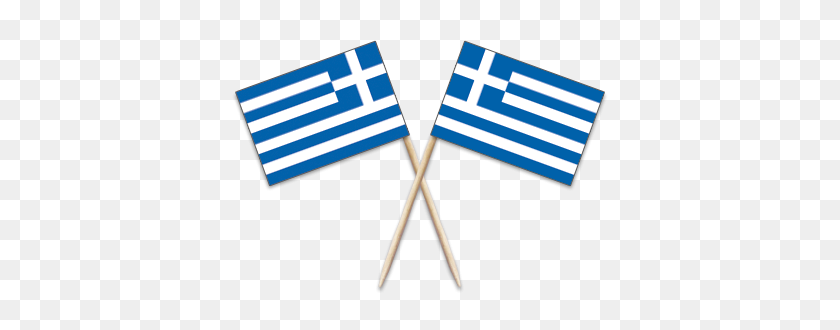 400x270 Greece Toothpick Flags - Toothpick PNG