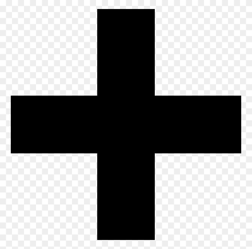 768x768 Greek Cross - Cross Outline PNG