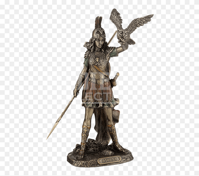 682x682 Greek Goddess Of Wisdom And War Athena - Greek Statue PNG