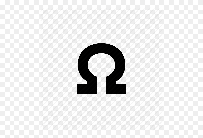 512x512 Greek, Language, Omega, Script Icon - Omega Symbol PNG