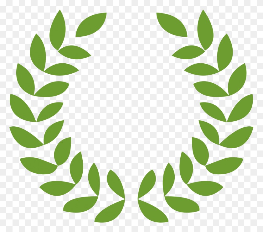 1173x1024 Greek Roman Laurel Wreath Vector - Roman Clipart