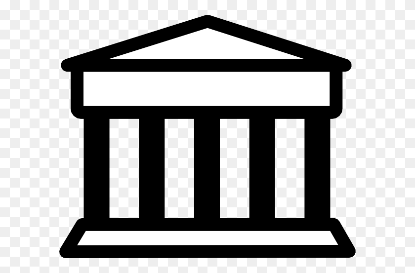 600x493 Клипарты Греческого Храма - Павильон Клипарт