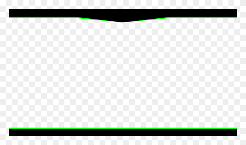 1920x1080 Green And Black Free Twitch Overlay - Twitch Overlay PNG
