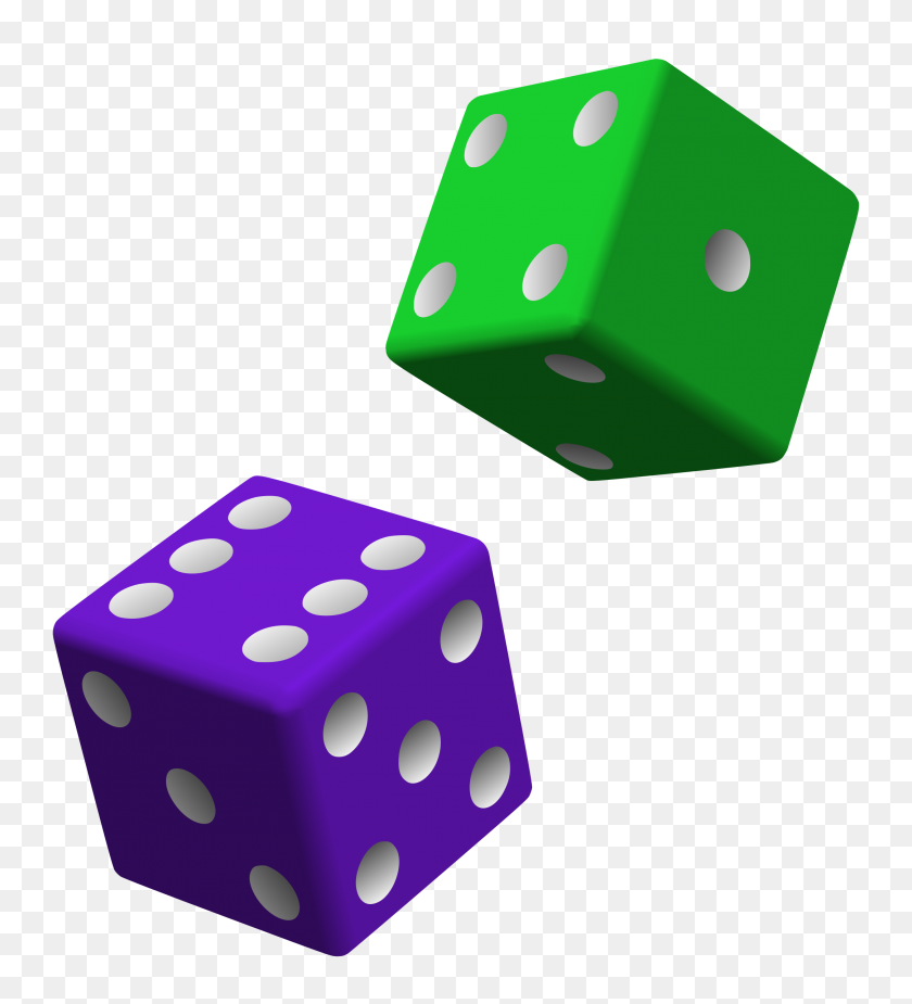 2164x2400 Green And Purple Dice Icons Png - Dice PNG