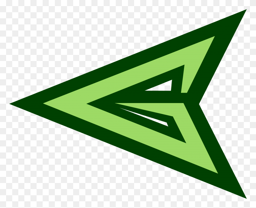 5010x4000 Green And White Arrow Logos - Arrow Logo PNG