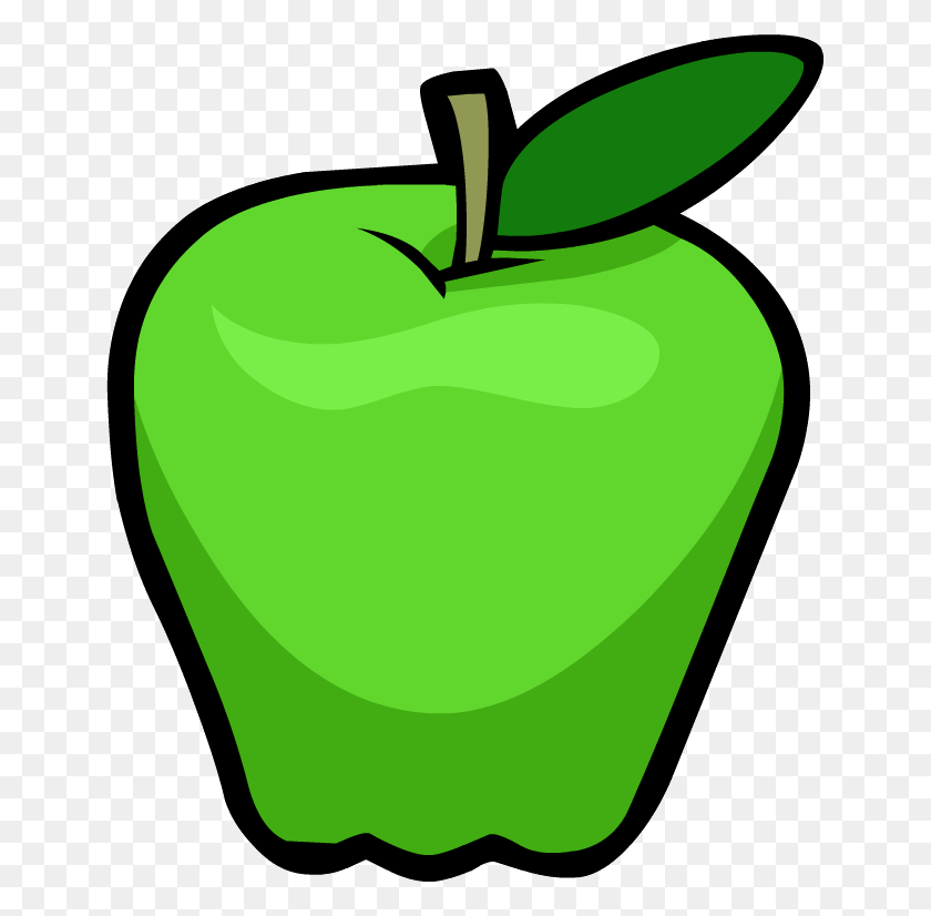 649x766 Green Apple Clipart - Smoothie Clipart