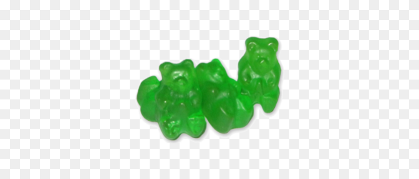 300x300 Green Apple Gummi Bears City Pop - Gummy Bears PNG