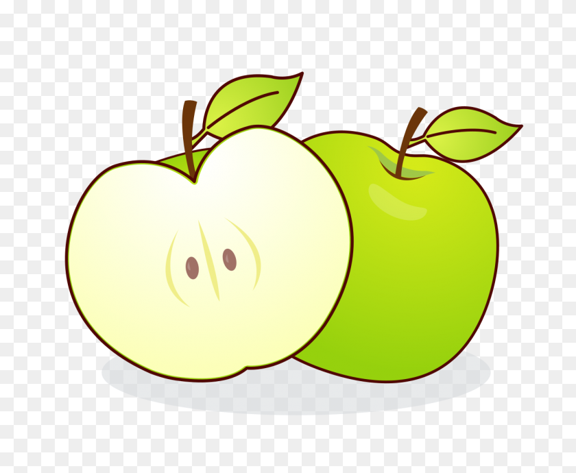 1267x1024 Green Apple Icon - Green Apple PNG