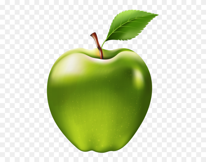 471x600 Green Apple Transparent Png Clip Art - Fruits Clipart PNG