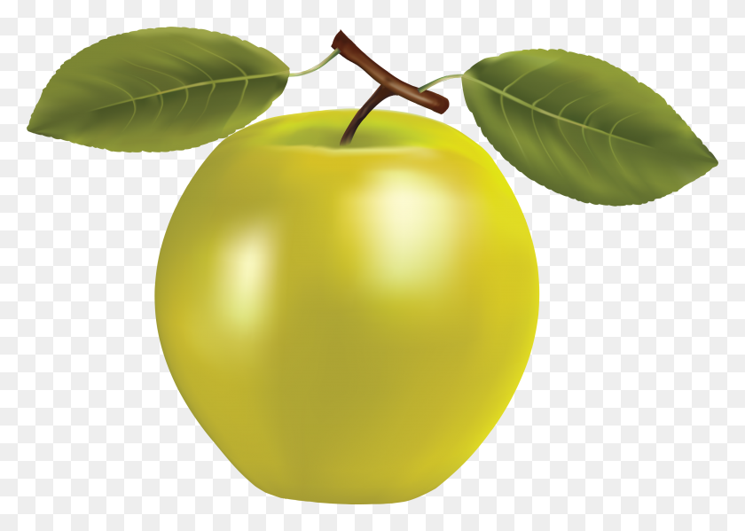 3478x2404 Green Apple's Png Image - Green Apple PNG