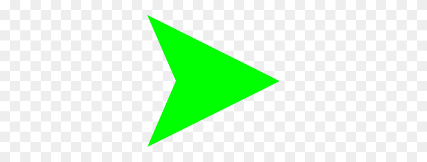 260x260 Flecha Verde Clipart - Flecha Verde Png