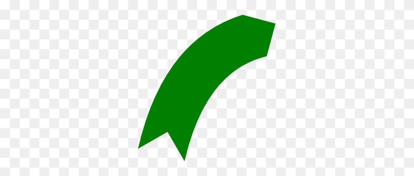279x297 Green Arrow Curve Clipart Png For Web - Curve Clipart