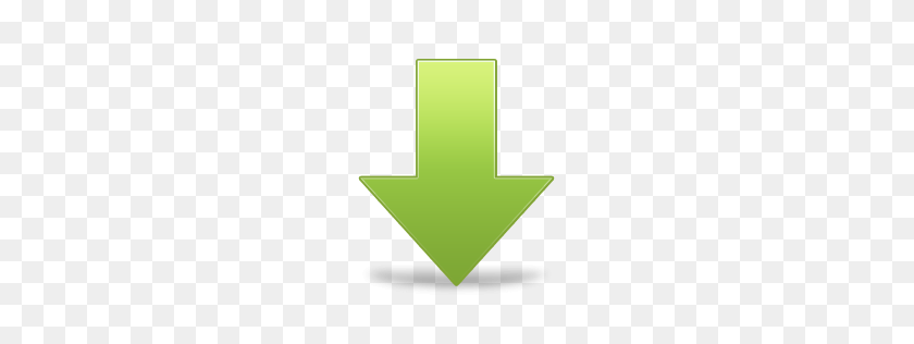 Green Arrow Down Icon Png - Arrow Down PNG
