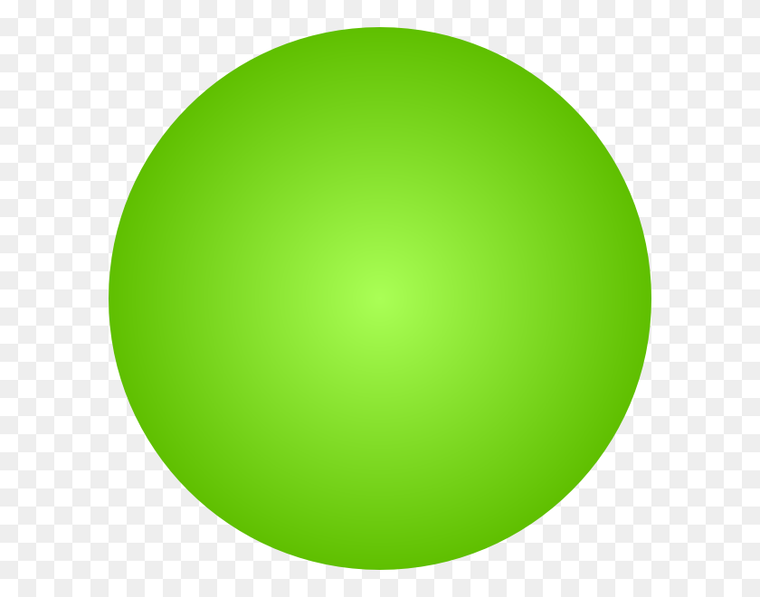 600x600 Green Ball Clip Art - Sphere Clipart