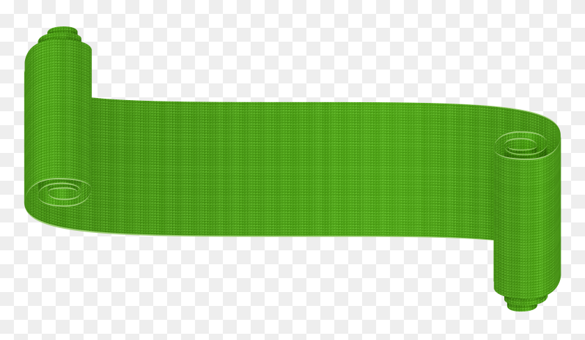 8000x4407 Green Banner Ribbon Deco Png Clip Art Gallery - Visor Clipart