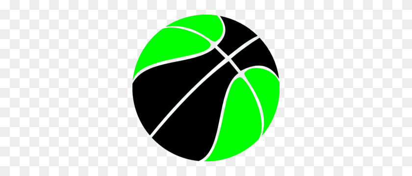 300x300 Зеленый Баскетбол Клипарт Картинки - Девушки Баскетбол Клипарт