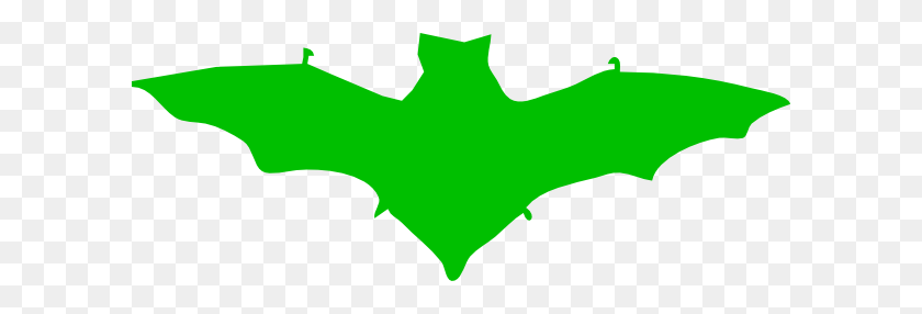 600x226 Green Bat Silhouette Clip Art - Bat Silhouette Clip Art