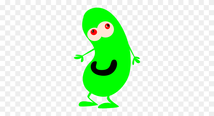 260x397 Green Bean Clipart - Peas Clipart