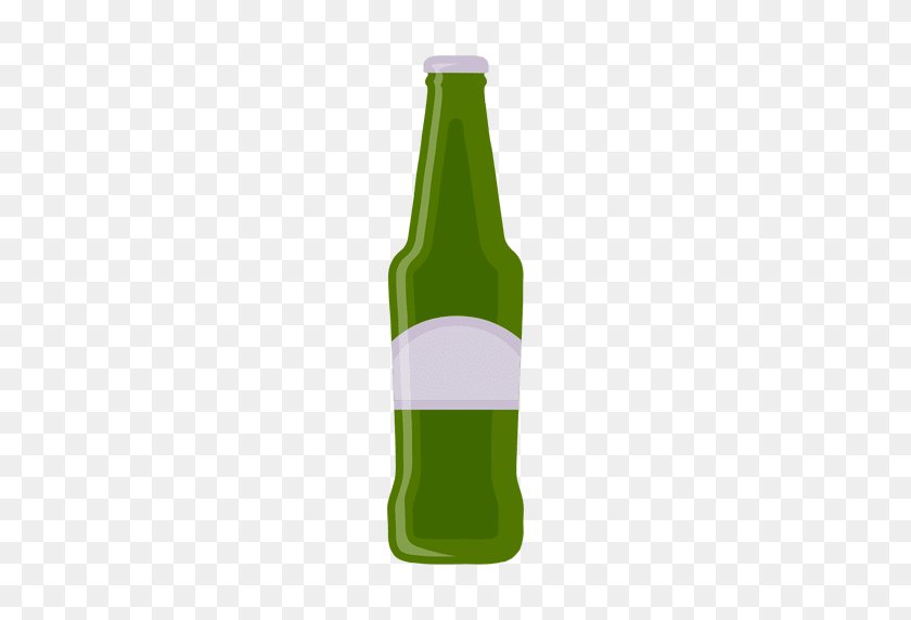 512x512 Green Beer Bottle - Beer PNG