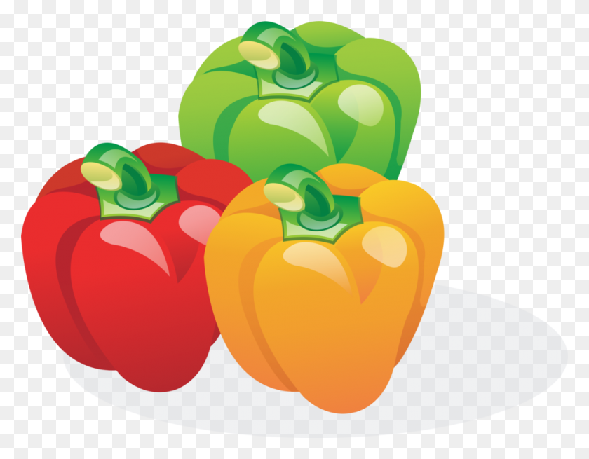 982x750 Green Bell Pepper Chili Pepper Vegetable Pimiento - Free Chili Pepper Clipart