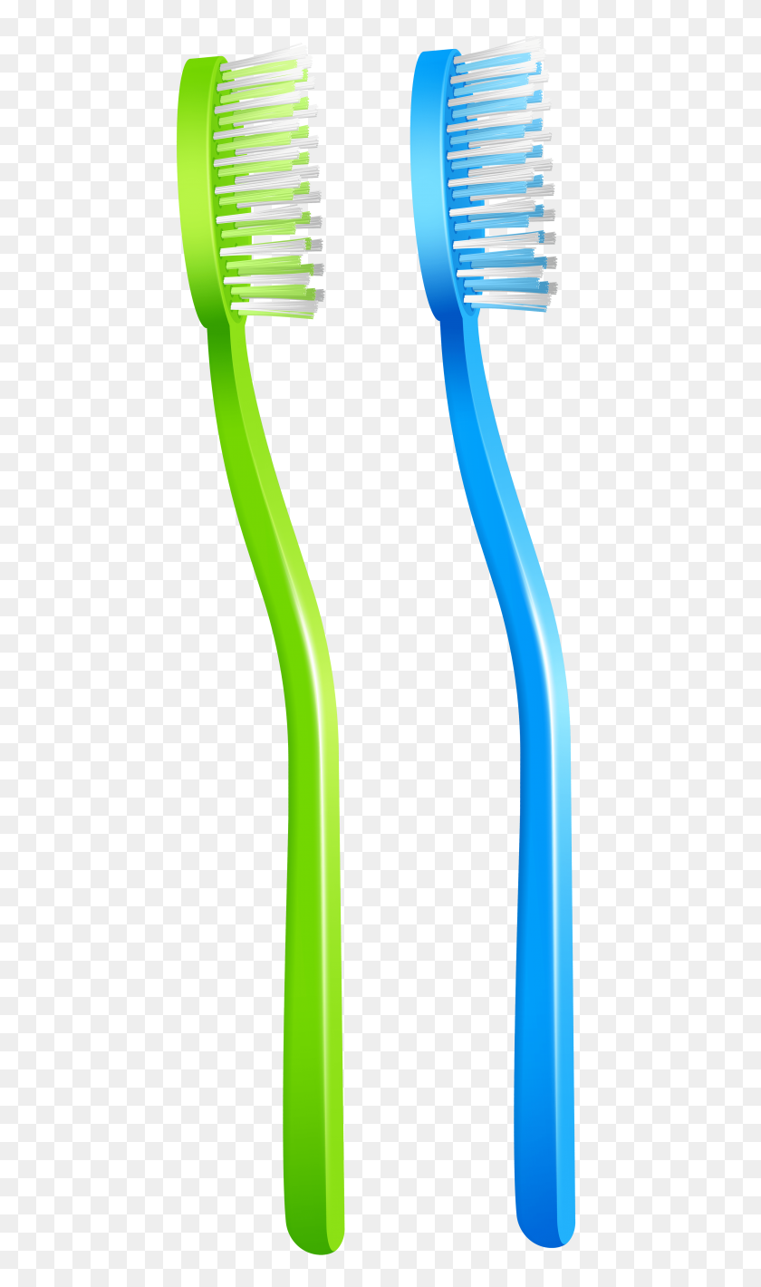 480x1360 Green Blue Toothbrush Png - Toothbrush PNG