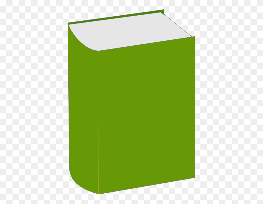 408x592 Green Book Clip Art - Textbook Clipart