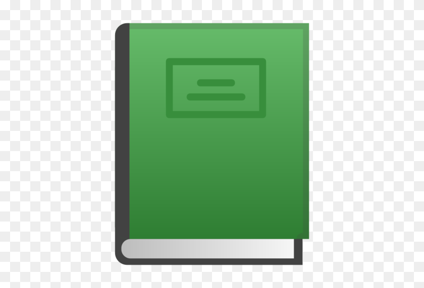 512x512 Зеленая Книга Emoji - Книга Emoji Png