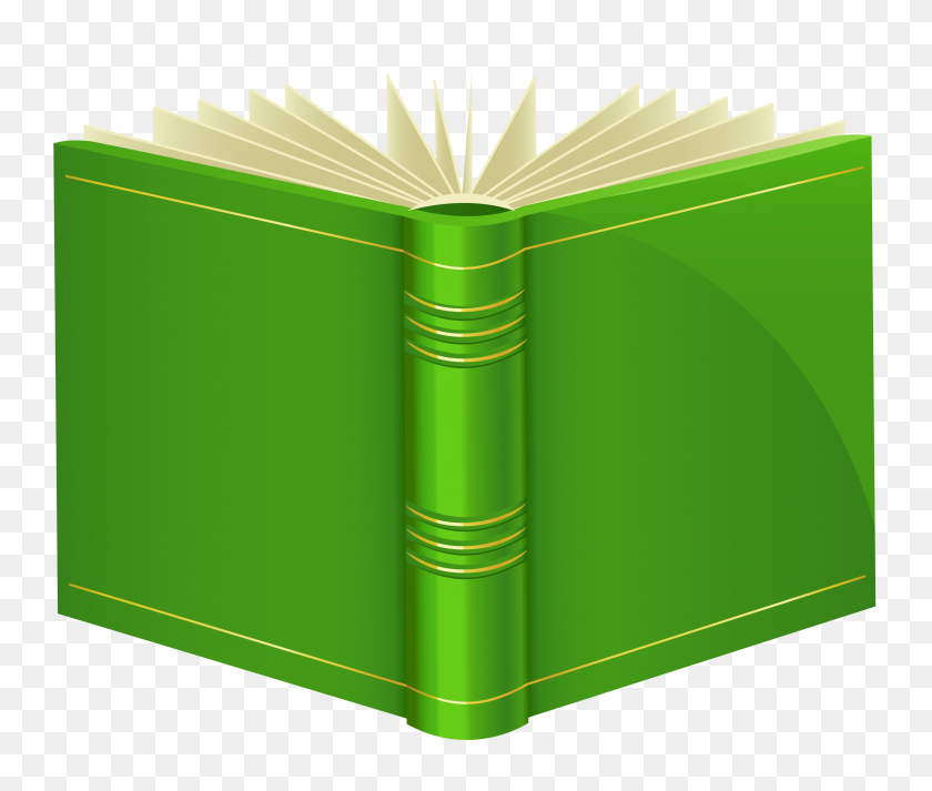 3597x3012 Libro Verde Png Clipart - Libros Escolares Png