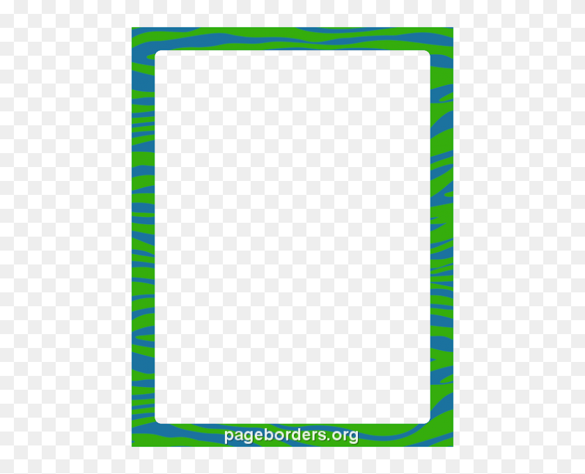 480x621 Green Border Frame Png - Green Border PNG