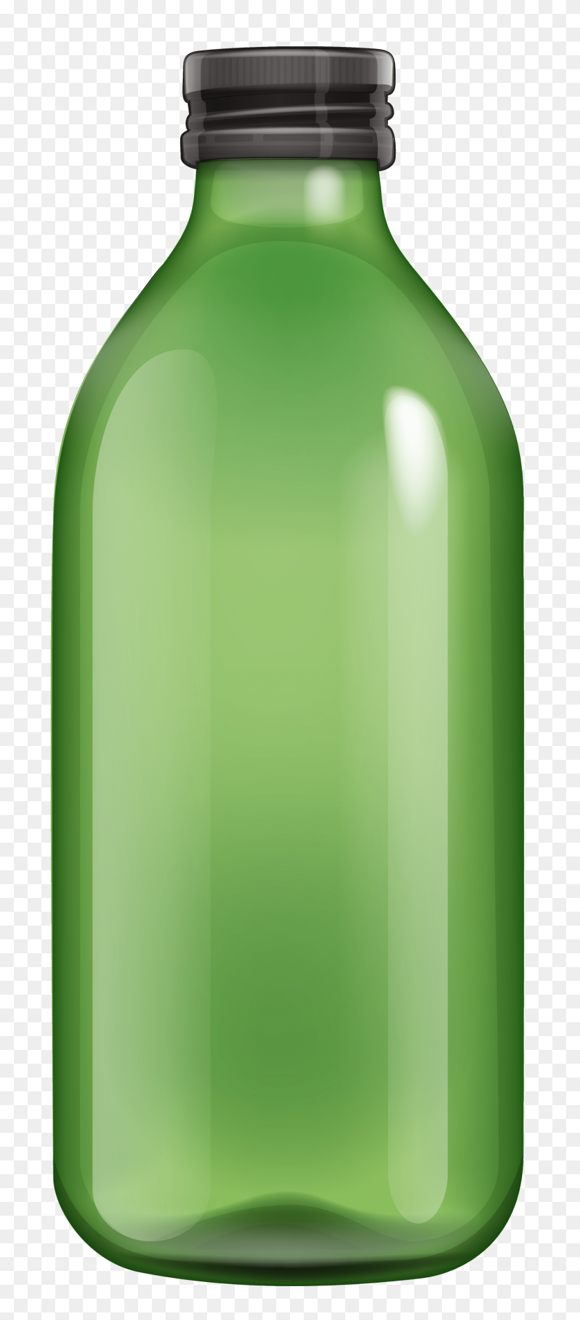 1685x4000 Botella Verde Png Clipart Best Web Botellas De Vidrio Para Bebés - Biberón Png
