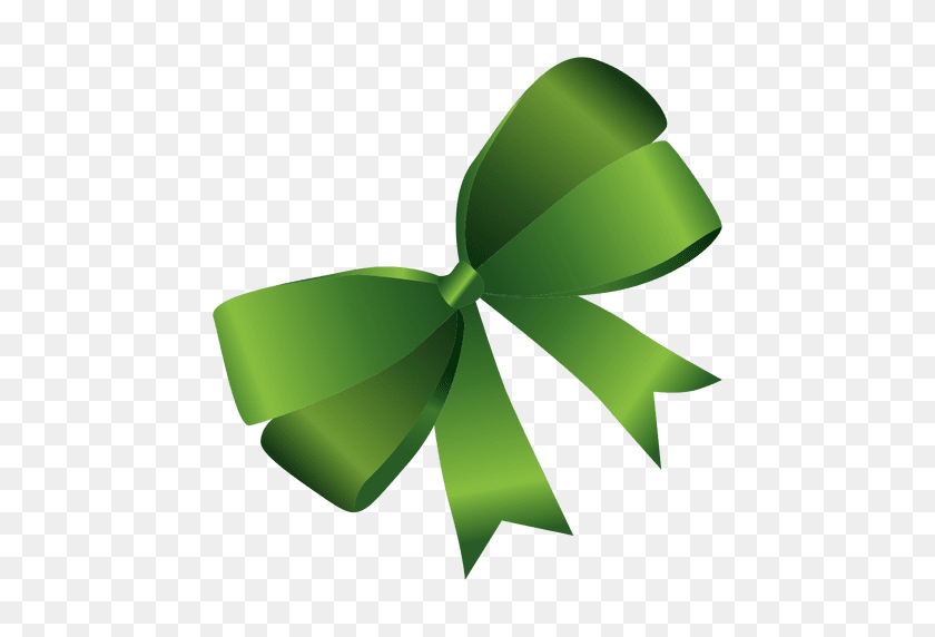 512x512 Green Bow - Green Bow PNG