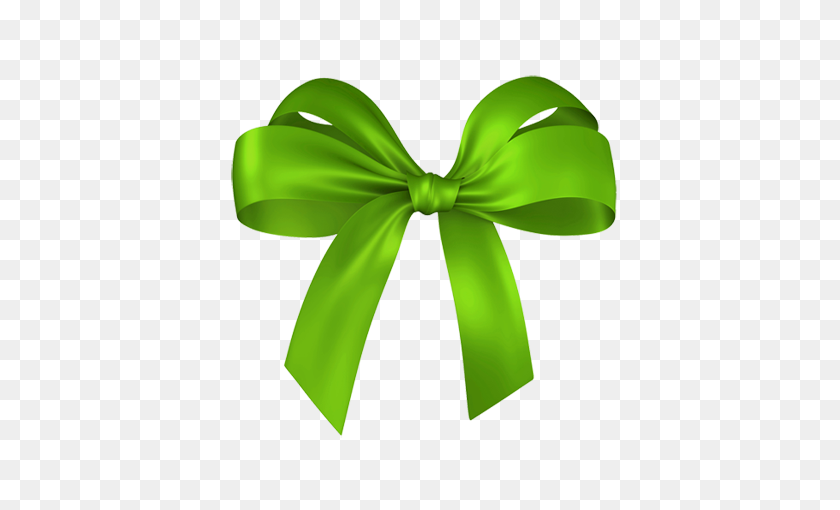 450x450 Green Bow Png - Green Bow PNG