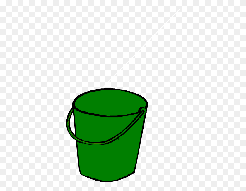 390x595 Green Bucket Clip Art - Pail Clipart