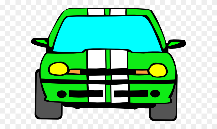 600x440 Png Зеленый Автомобиль Клипарт