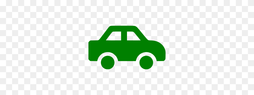 256x256 Значок Зеленого Автомобиля - Значок Автомобиля Png
