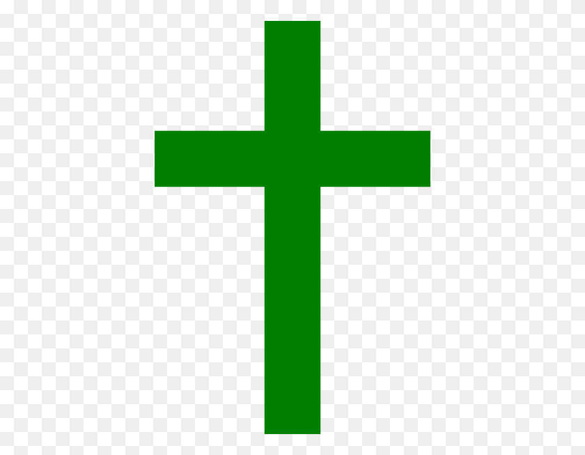396x593 Green Celtic Cross Clip Art - Celtic Cross Clipart