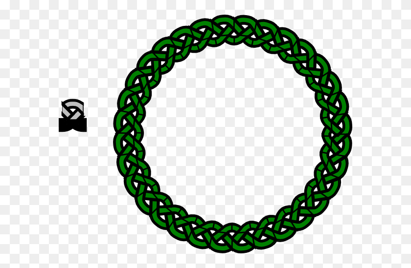600x489 Green Celtic Knot Clip Art - Ems Clipart