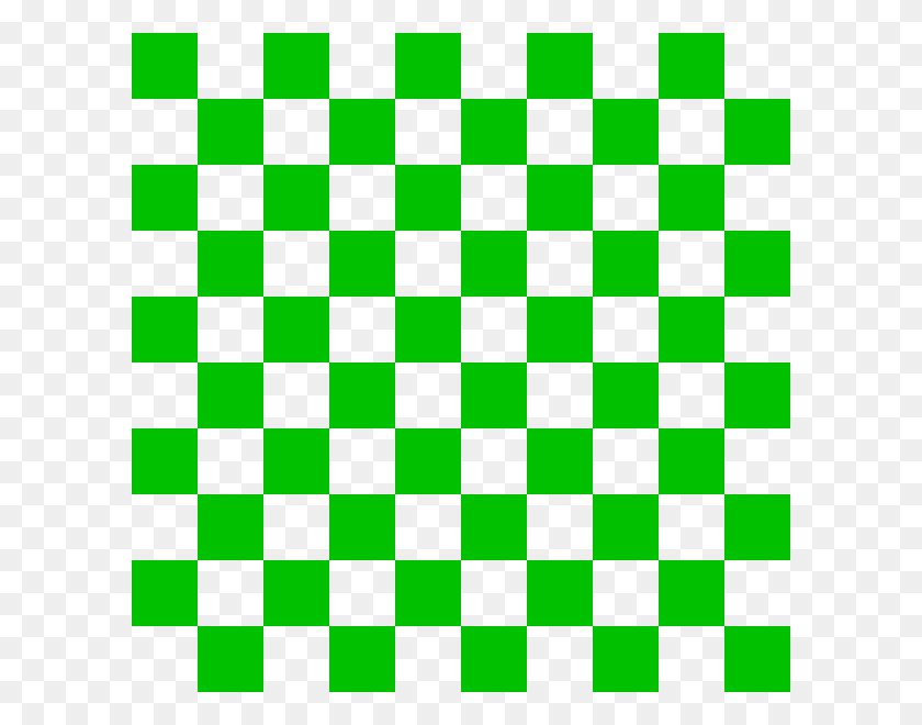 600x600 Green Checkered Clip Art Free Cliparts - Gingham Clipart