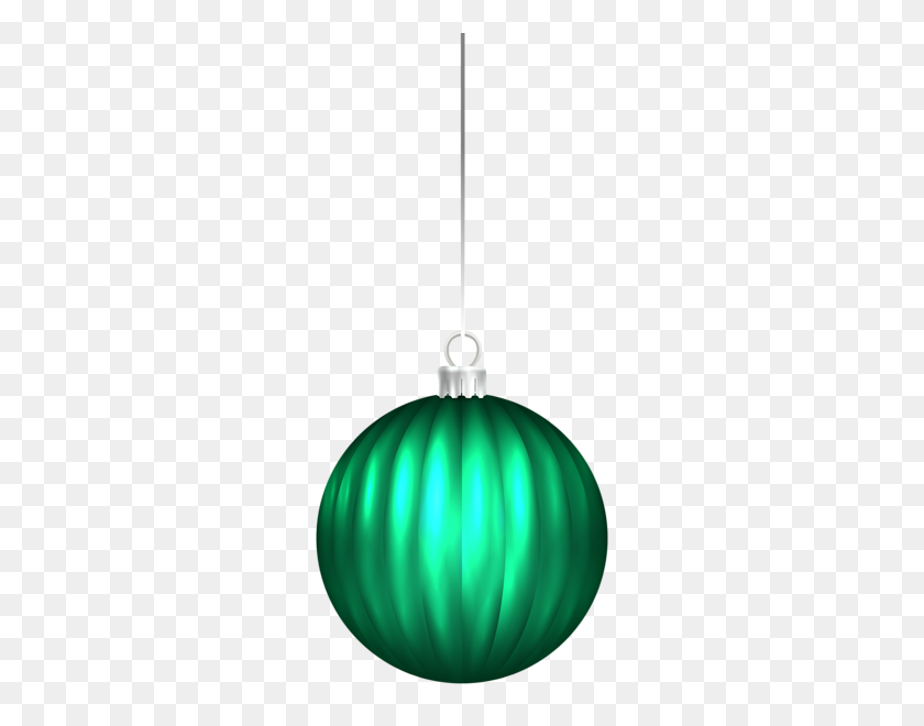 300x600 Adorno De Bola De Navidad Verde Png Clipart Gallery - Free Christmas Ornament Clipart