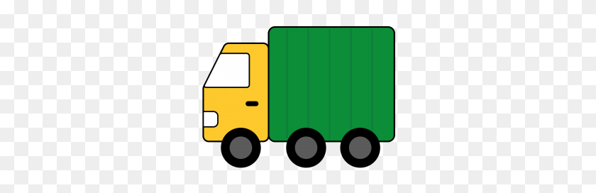 300x212 Green Clipart Lorry - Garbage Truck Clipart Images