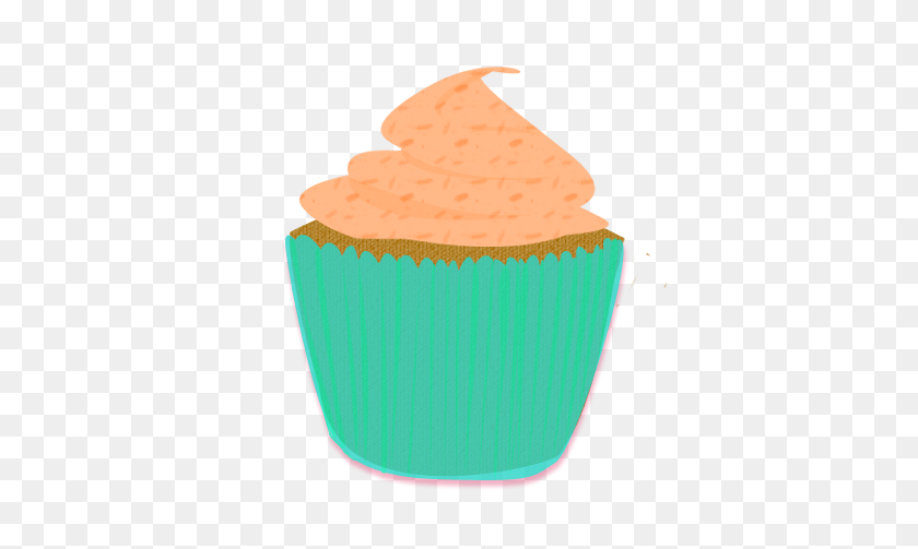 434x443 Green Clipart Muffin - Cupcake With Candle Clipart