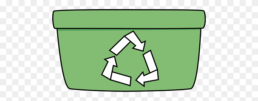 500x272 Green Clipart Recycle Bin - Challenge Clipart