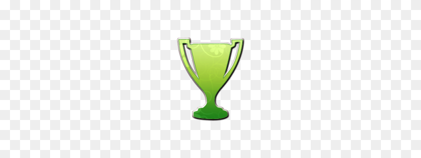 256x256 Green Clipart Trophy - Trophy Clipart