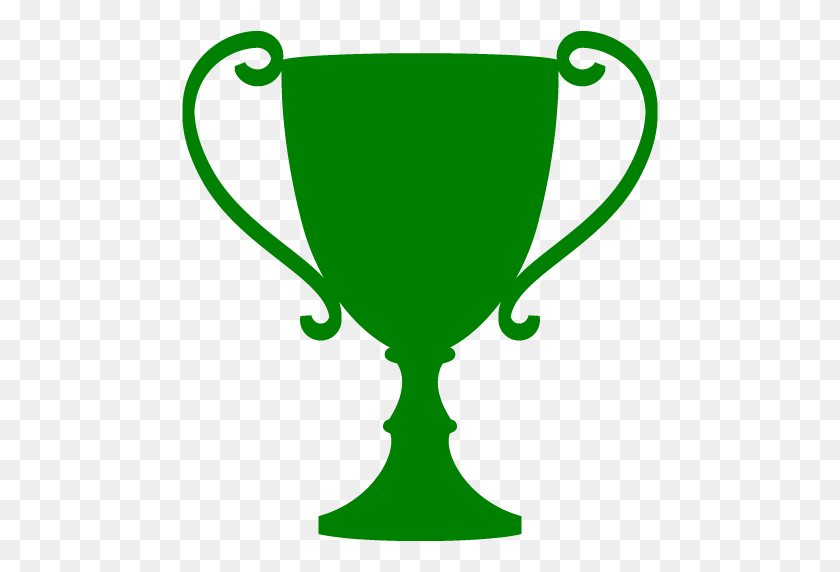512x512 Green Clipart Trophy - Football Trophy Clipart