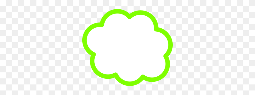 298x255 Green Cloud - Dark Clouds Clipart