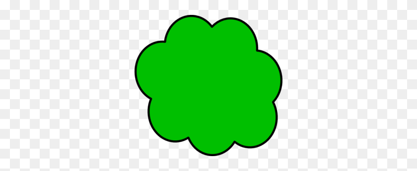 298x285 Green Cloud Clip Art - Lily Pad Clipart