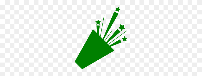 256x256 Green Confetti Icon - Confetti Clipart PNG