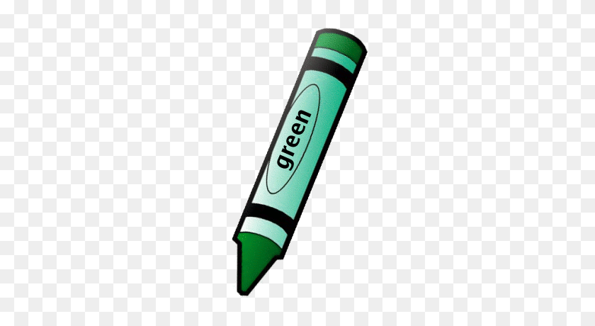 211x400 Green Crayon Clip Art - Clip Art Crayola