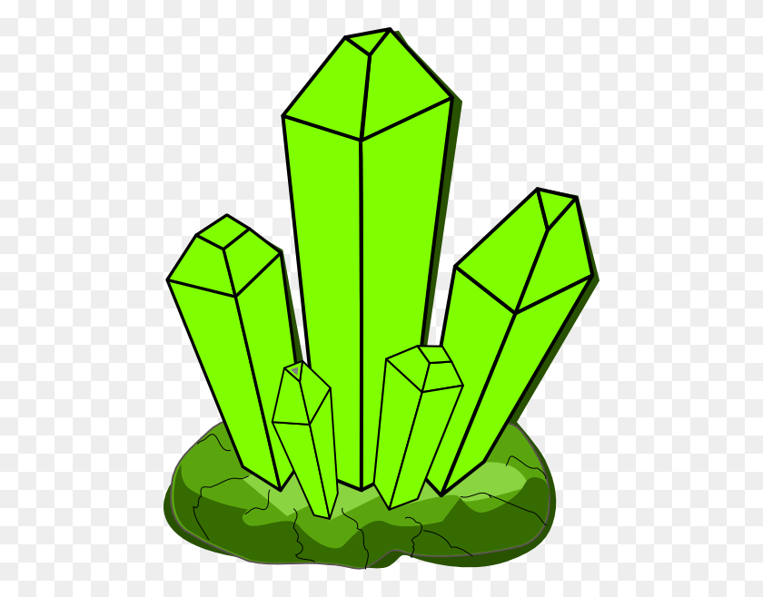 480x598 Green Crystal Clip Art - Crystal Clipart
