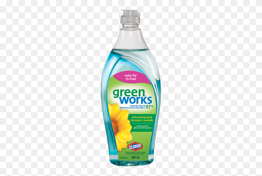 280x505 Green Dishwashing Liquid - Clorox PNG